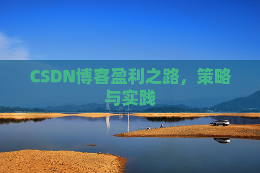 CSDN博客盈利之路，策略与实践